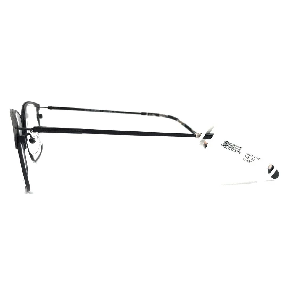 Adin Thomas Eyeglasses Frames AT-566 C1 Matte Black Square Full Rim 52-18-145